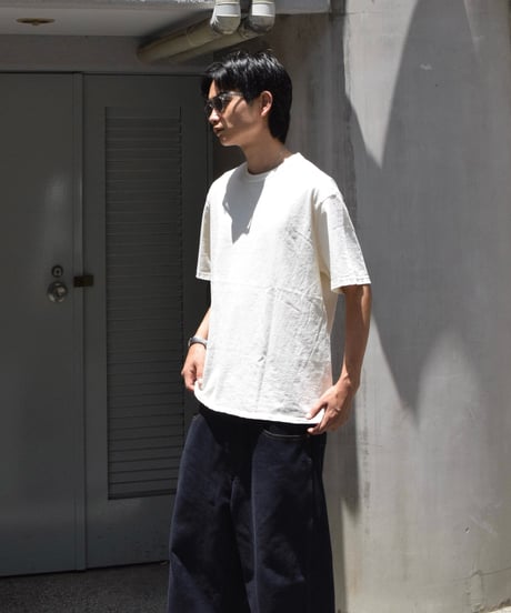 MOOJI MOOJI US Oversize Crop T-Shirt Cream