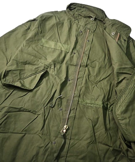 80s Deadstock US Army M-65 Filed Parka Brass Zip "SHELL"