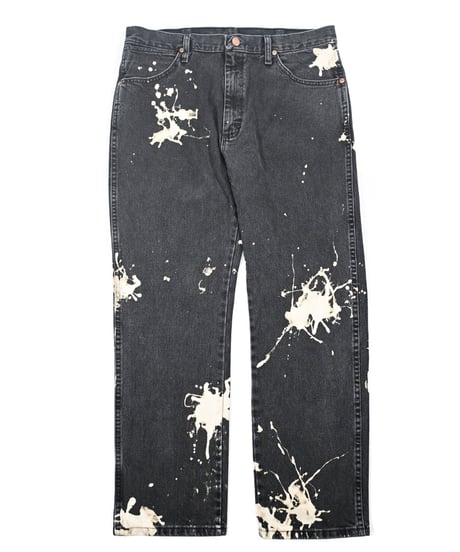 Wrangler 13MWZ Bleached Original Cowboy Cut Jeans Sulfur Black