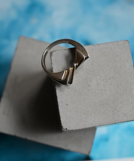 90's Tiffany Ring 18K/Silver #135