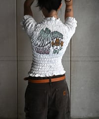 Remake Shirring Print T-Shirt Made in USA -19
