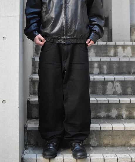 Prison Blues Double Knee Work Jean Black