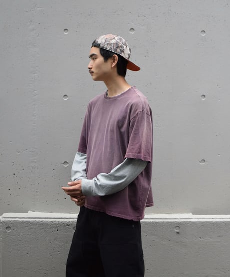 MOOJI MOOJI US Single Stitched T-Shirt Aged Plum