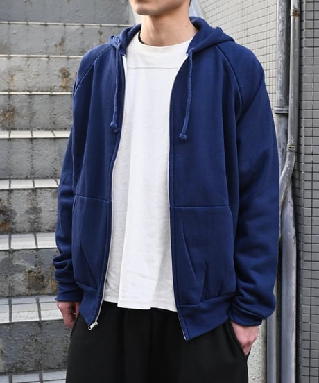 Deadstock Smitty's Rumania Thermal Lining Zip Parka Navy