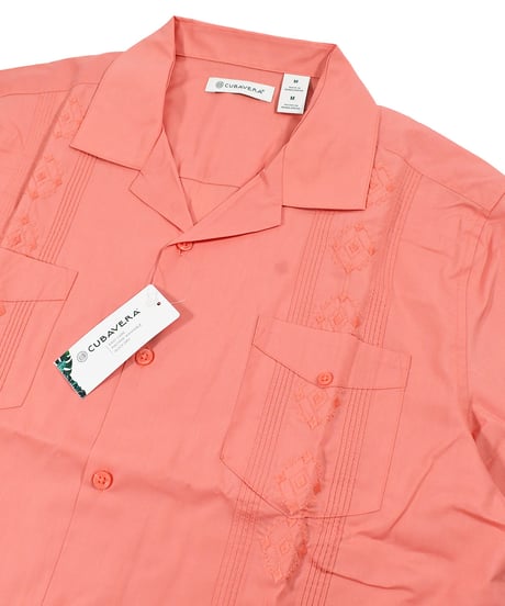 Cubavera Short Sleeve Guayabera Shirt Lantana
