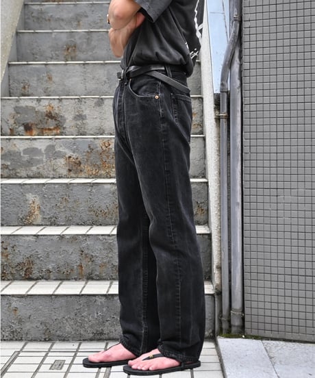 90's Used Levi's 501 Denim Pants Black Made in USA -1
