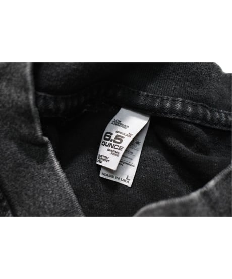 Los Angeles Apparel Mineral Wash 6.5oz S/S Tee Carbon Black