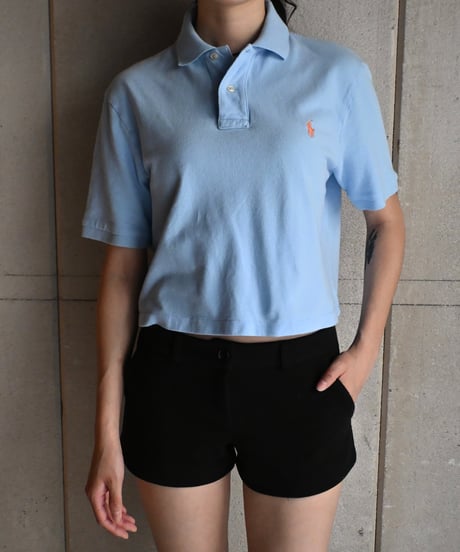 Remake Ralph Lauren Cropped Polo Shirt -3