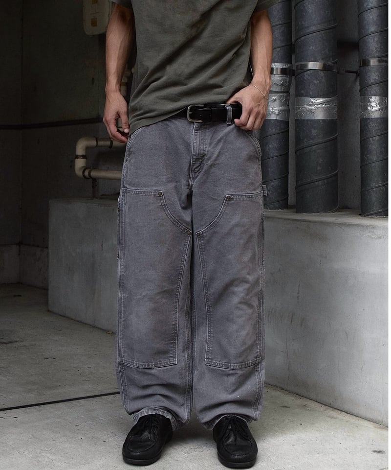 パンツ Used Carhartt DoubleKnee Carpenter Pants Carhartt Double Knee Flannel Lined Brown Carpenter Pants