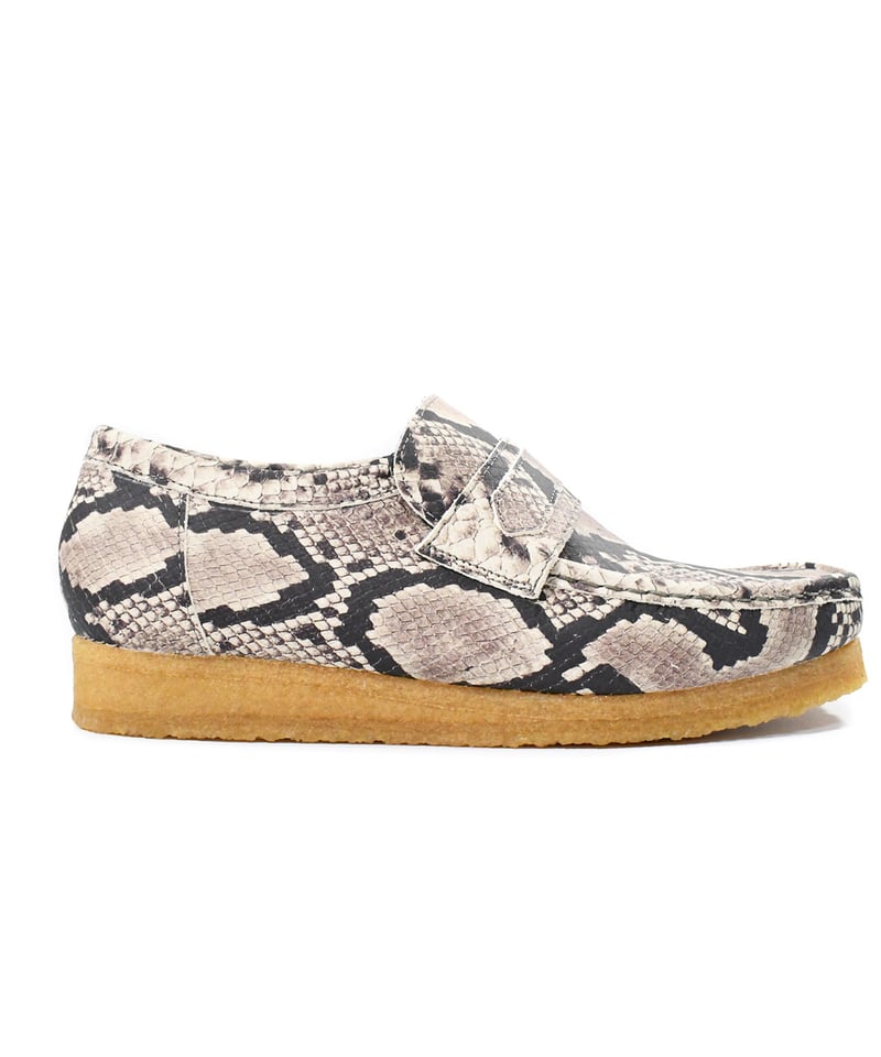 Clark’s /wallabee Grey croco クラークス　ワラビー CLARKS Wallabee GTX Blue/Grey Sde 24SP-I（クラークス