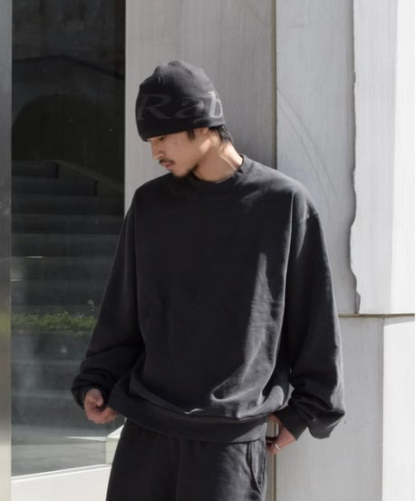 Los Angeles Apparel 14oz Crewneck Sweat Shirt Vintage Black