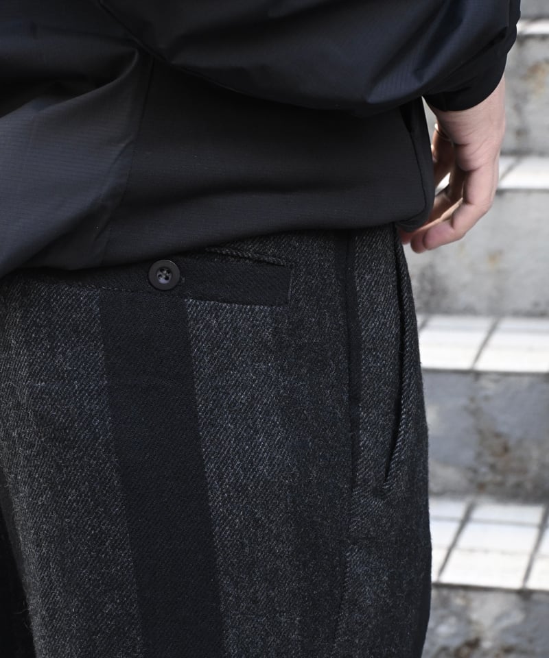 Yves Saint Laurent Stripe Wool Slacks -2 | COUNTER
