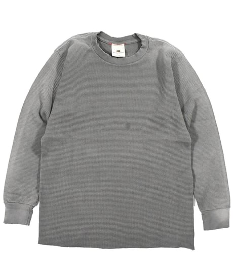 MOOJI MOOJI US Waffle Thermal Shirt Aged Taupe Grey