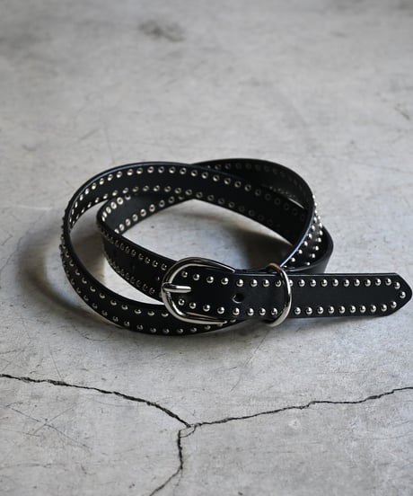 LAS CRUCES Guenune Leather Studs Belt Exclusive Model