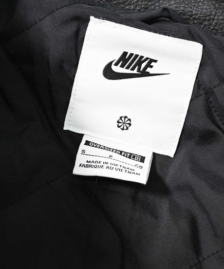Nike Solo Swoosh Wool Varsity Jacket Black
