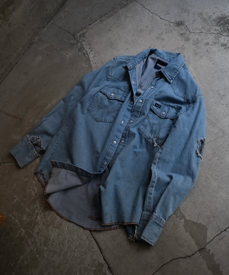 Customized Wrangler Denim Western Shirt - 3