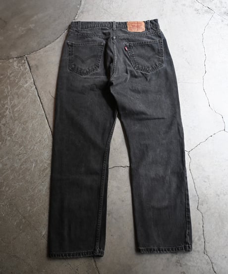 90's Used Levi's 505 Denim Pants Black -5