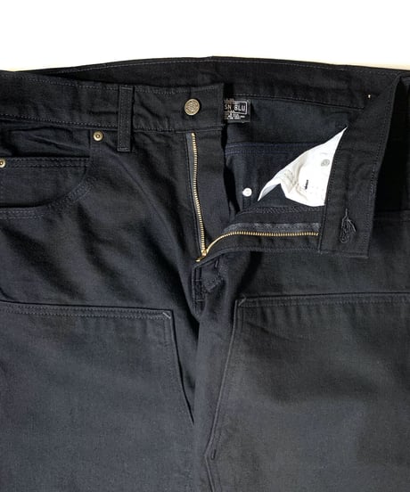 Prison Blues Double Knee Work Jean Black