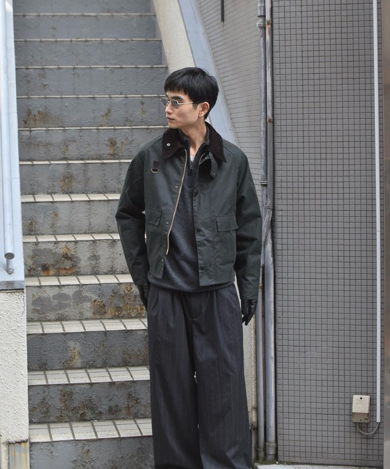 Barbour Spey Wax Jacket Sage | COUNTER