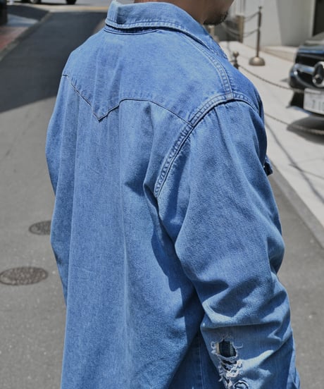 Customized Wrangler Denim Western Shirt -1