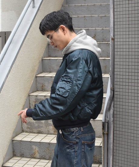Deadstock GREENBRIER MA-1 Flight Jacket Navy EMAR Zip