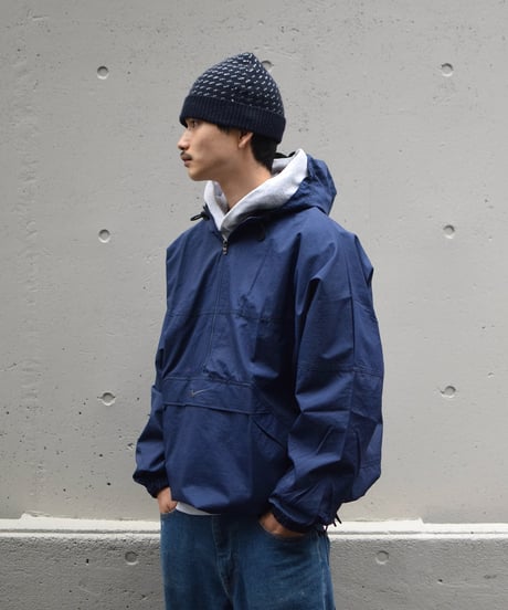 Deadstock Nike Nylon Anorak Jacket Navy