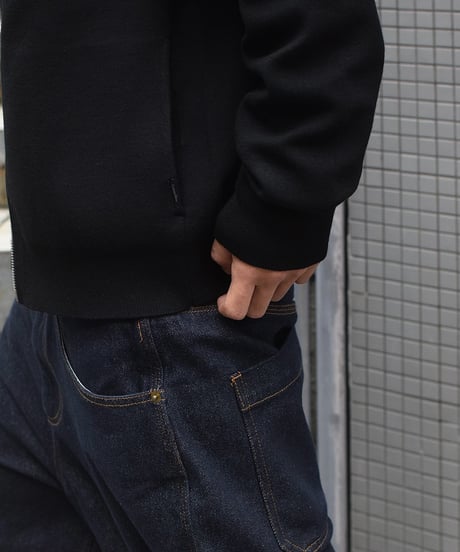 Calvin Klein Tech Knit Full Zip Blouson Black