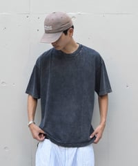 Los Angeles Apparel Mineral Wash 6.5oz S/S Tee Carbon Black