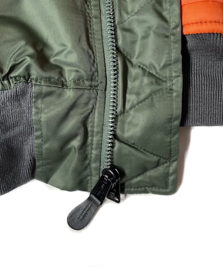 Deadstock GREENBRIER MA-1 Flight Jacket Olive EMAR Zip