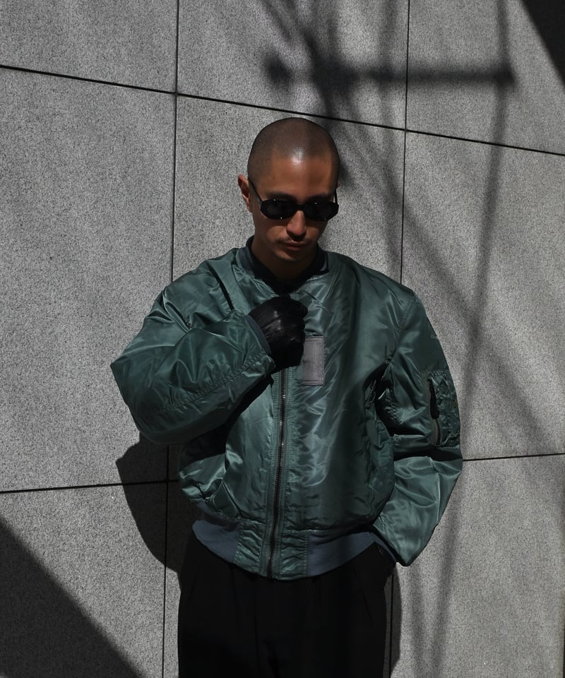 Deadstock Alpha MA-1 Flight Jacket Olive made i