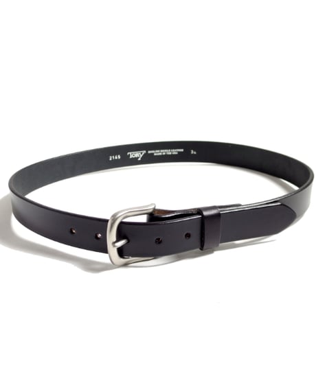 Tory Leather Plain Strap Belt 2145 Black