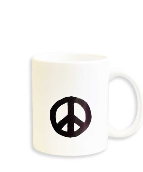 JINGUMAE BOOKSTORE PEACE MUG