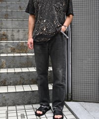 80-90's Used Levi's 505 Denim Pants Black Made in USA -4