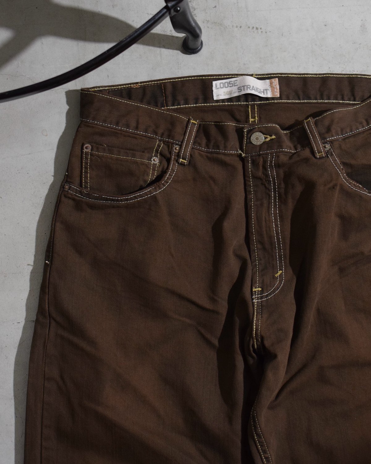 Deadstock Levi's 569 Denim Pants Reactive Dye L Deadstock Levi's 569 Denim Pants Reactive Dye L