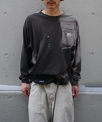 Carhartt Pocket Long Sleeve T-Shirt Sun Fade ー１