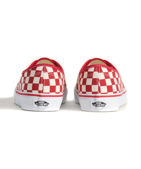 VANS Authentic Primary Check Racing Red/White