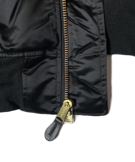 Deadstock GREENBRIER MA-1 Flight Jacket Black EMAR Zip
