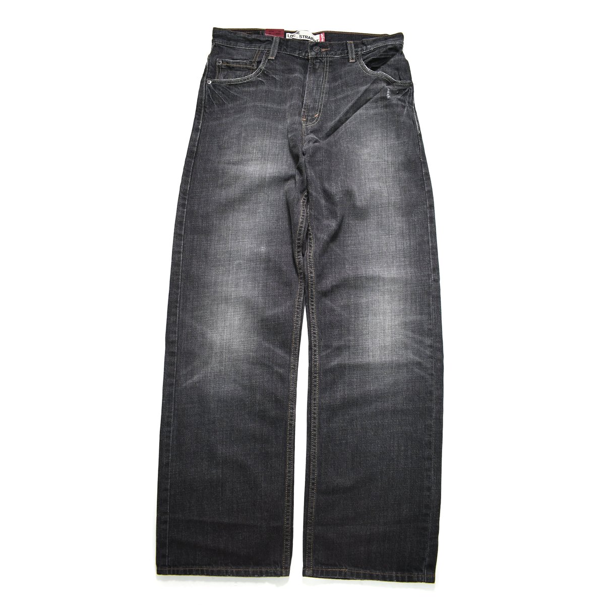 デッドストック Levi's 569 リーバイス デニム パンツ 黒 30x30 90s USA製 Levi'sリーバイス 569 ブラック デニムパンツ w34 L30