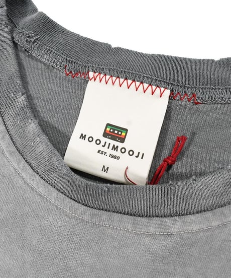 MOOJI MOOJI US Oversize Crop T-Shirt Aged Grey