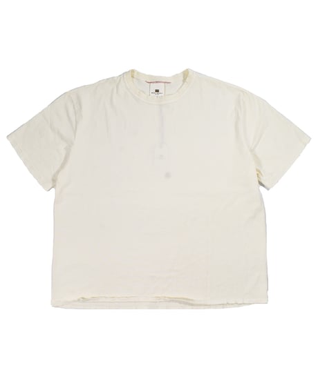 MOOJI MOOJI US Oversize Crop T-Shirt Cream
