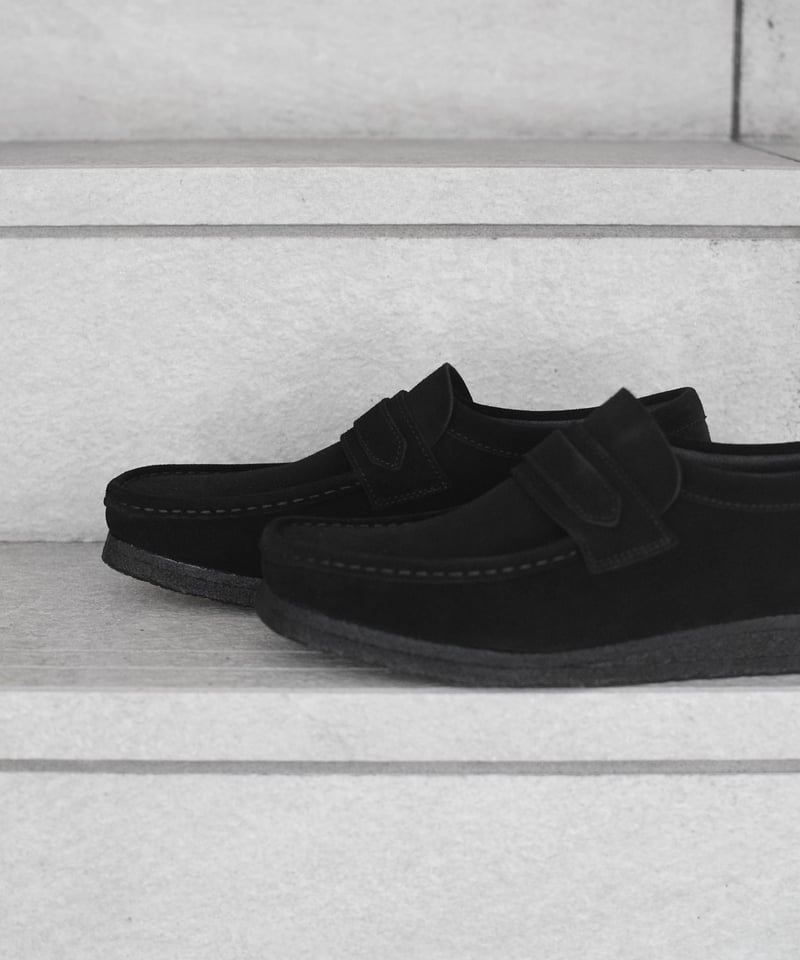 靴 Clarks Wallabee \"Black Suede\" Clarks Wallabee.GTX Black Suede BLACK SUEDE 23FA-I