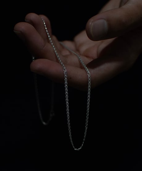 Italian Silver Necklace Anchor #001