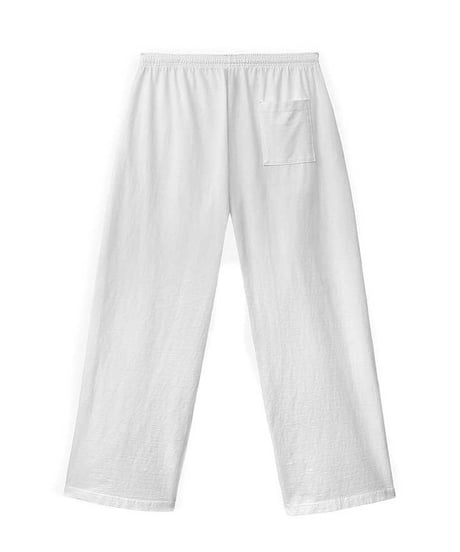 Los Angeles Apparel 8.5oz Wide Leg Jersey Pants White