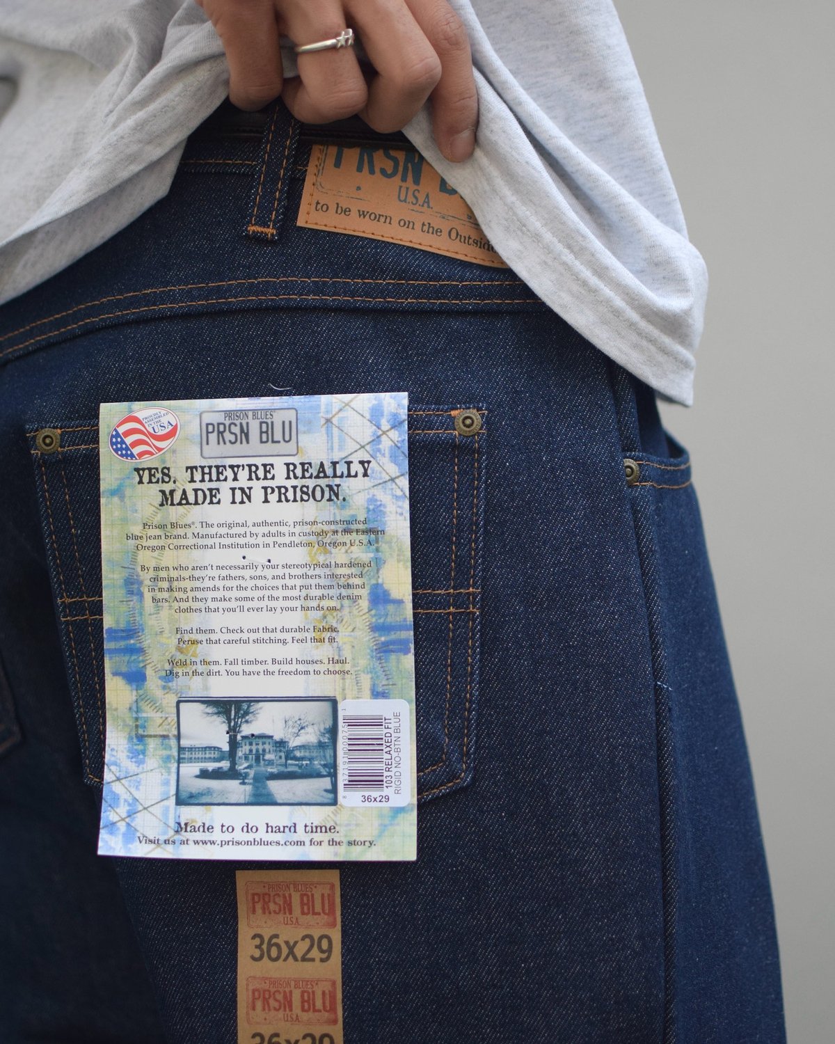 Prison Blues Relaxed Fit Jeans Rigid | COUNTER