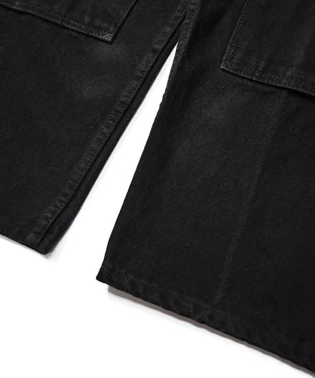 Prison Blues Double Knee Denim Work Jeans Fade Black