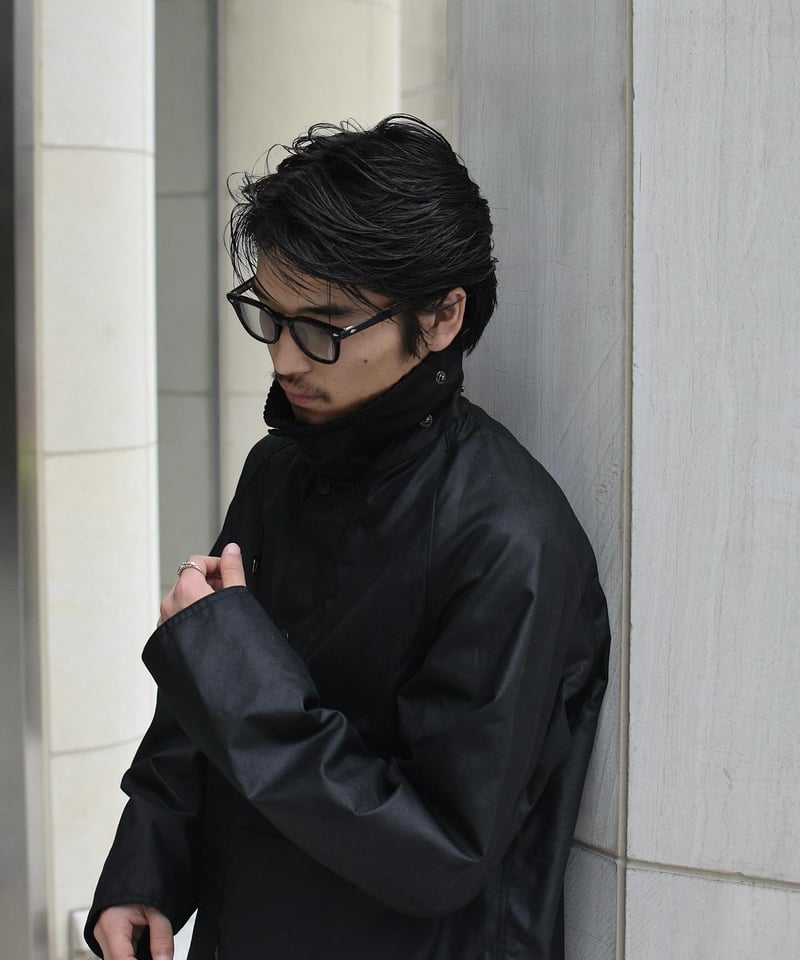 barbour SPEY CASUAL black(黒) Barbour Men's OS Spey Casual Jacket in Black Barbour