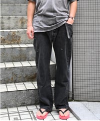 Used Levi's 501 Denim Pants Black -1