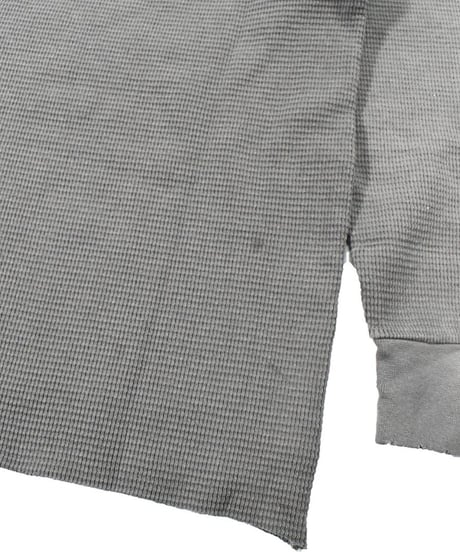 MOOJI MOOJI US Waffle Thermal Shirt Aged Taupe Grey