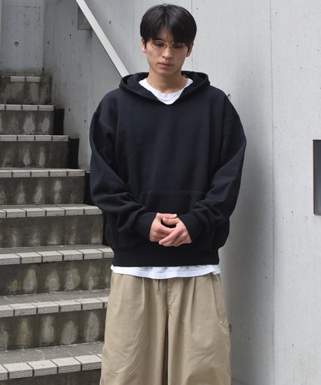 Deadstock Eagle USA Blank Sweat Hoodie Black made in USA