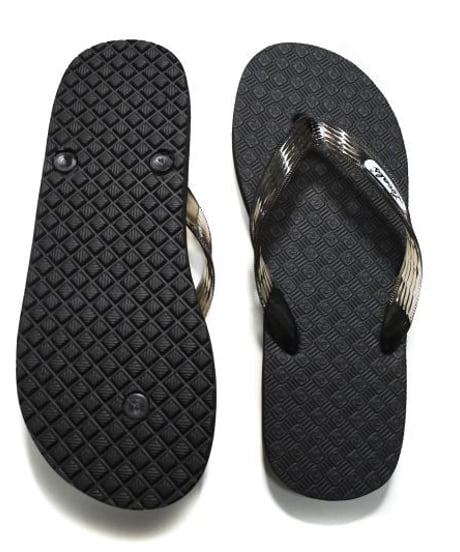 Locals Stripe Slippa Black